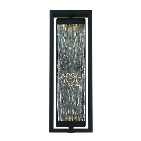 Eurofase Annette Industrial 23" Rectangular LED Outdoor Wall Sconce, Silver 42705-017